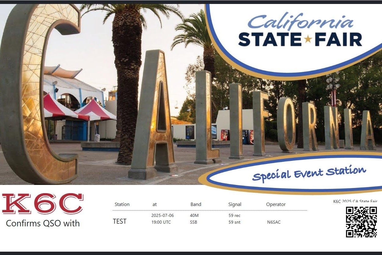 K6C Special Event Station – California State Fair